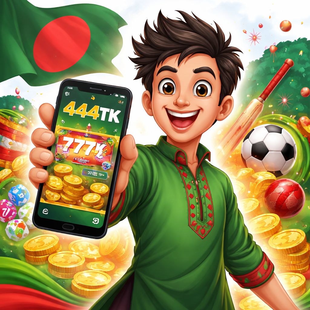 444TK App mobile gaming character